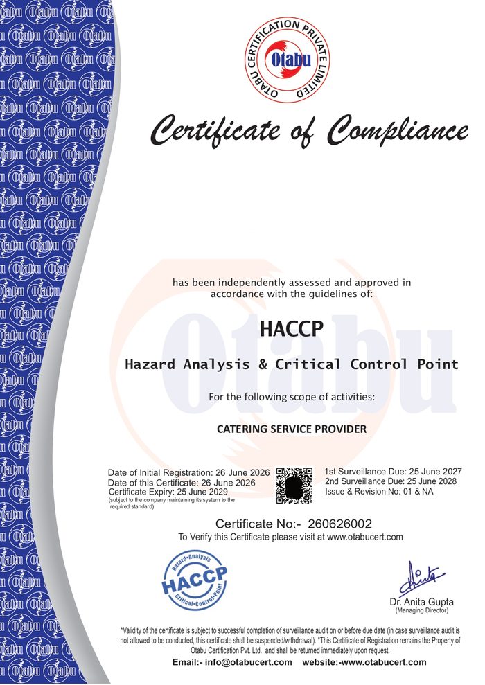Contoh Sertifikat HACCP